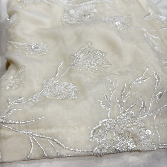 NWT J.Crew Collection Embroidered Velvet slip skirt sz 16 - Picture 7 of 10